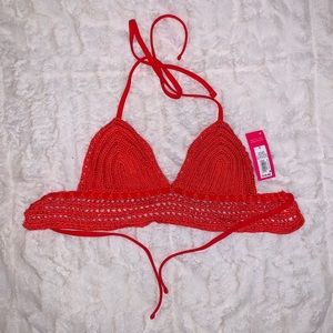 Crochet Bikini Knit Halter Top